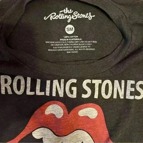 Rolling Stones vintage style rock music concert shirt size small - Picture 7 of 7